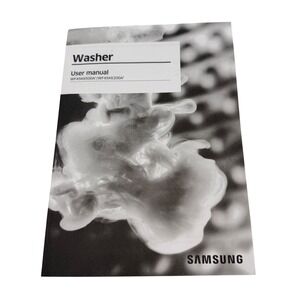 Samsung Washer User Manual WF45K6500A WF45K6200A User Guide Book Hard Copy